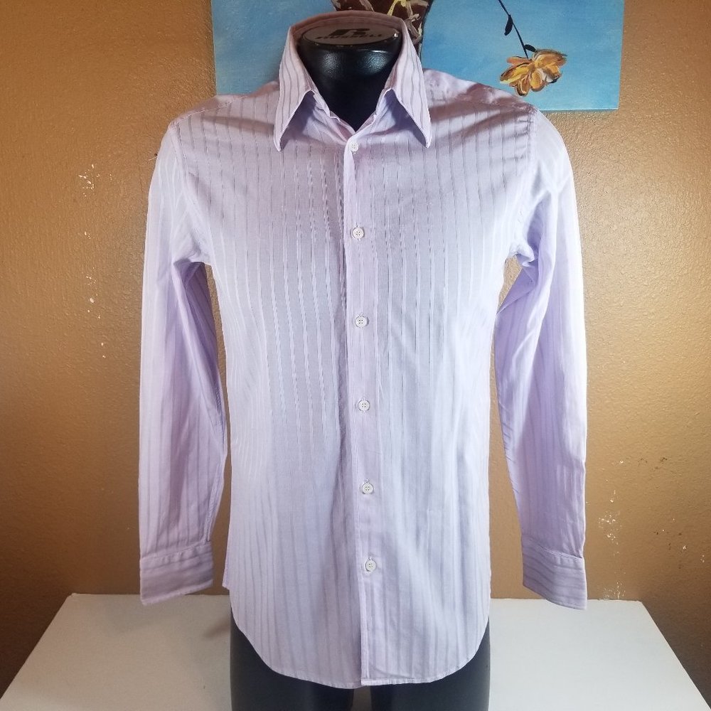 Versace Men Dress Purple Shirt 15.5 39